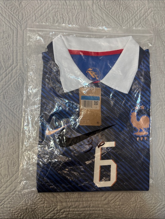 Nike Other - Nike France Men’s Blue Polo Soccer Jersey #6